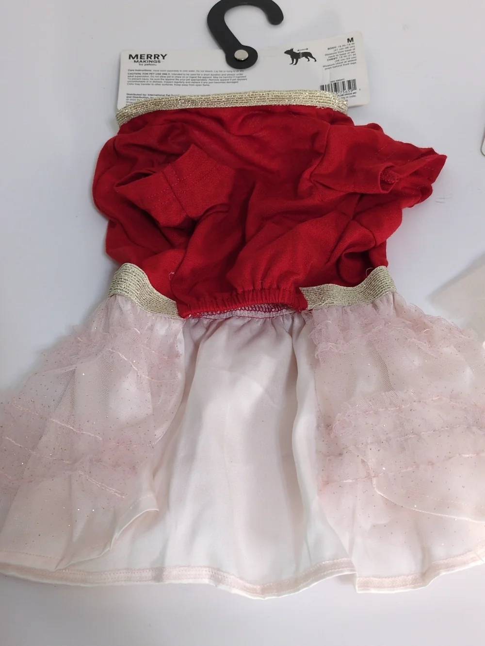 NWT Lot 2 Medium Pet Dresses Merry Makings Sugar Plum & Top Paw BFF Pearl Tutu